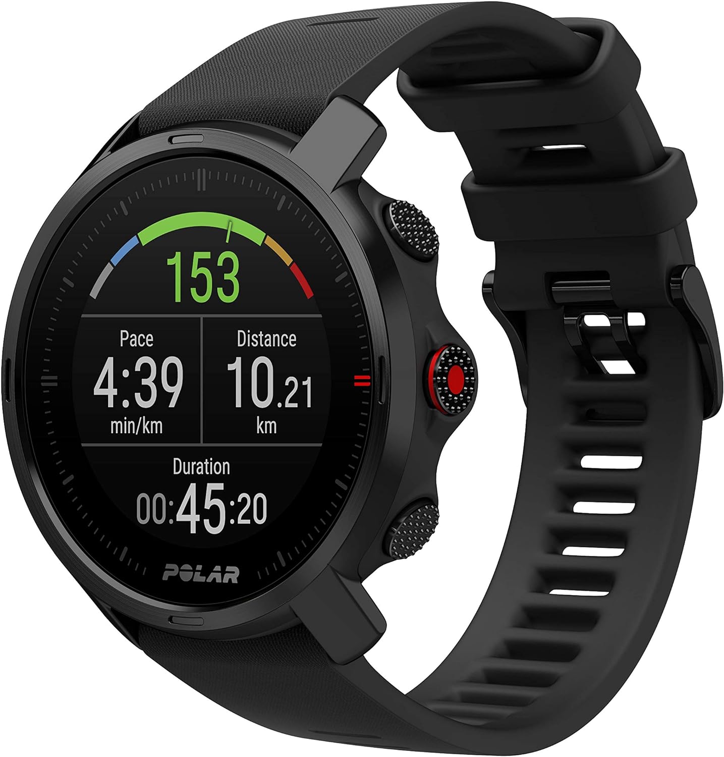 Polar fitness tracking watch